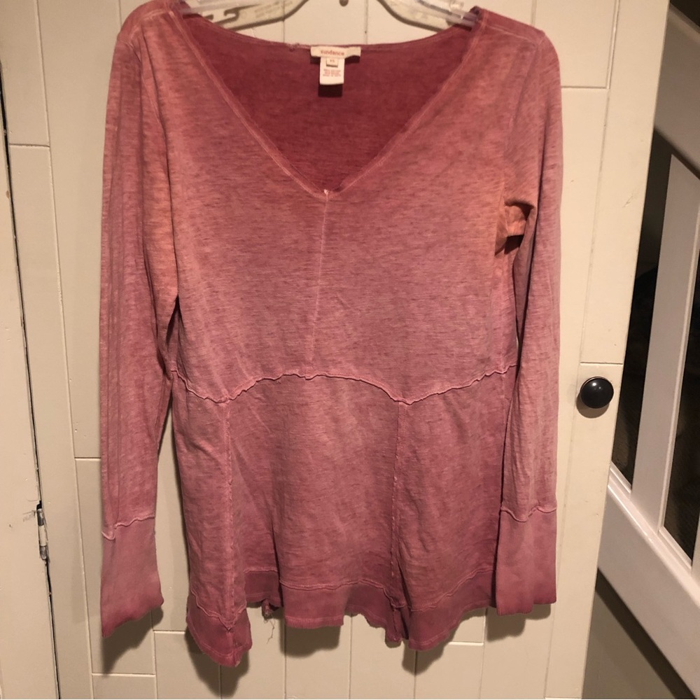 Sundance Ombré Red Dye Top XS